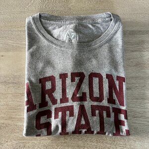 ASU Arizona State University Sun Devil Men's Large Gray T-Shirt by Alta Gracia